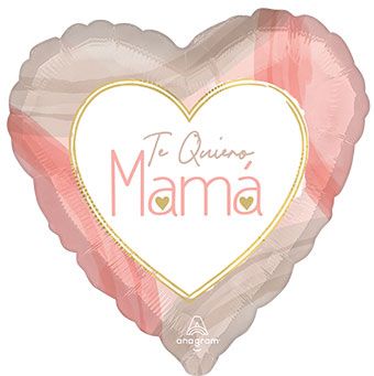 I Love You Mom Heart Balloon - 5-Pack - Image 1