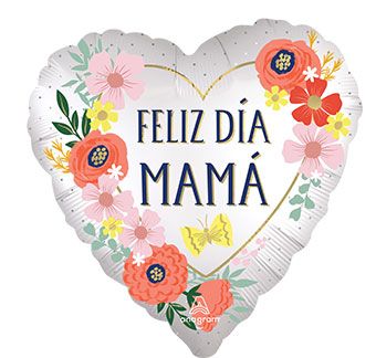 Feliz Día Mamá Balloon - 5-Pack - Image 1
