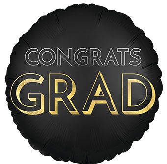 Congrats Grad Balloon - 5-Pack - Image 1
