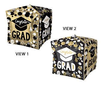 Graduation Cube Favors - 3-Pack - Image 1