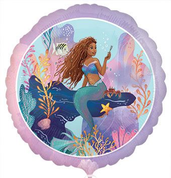 Little Mermaid Balloons - 5-Pack - Image 1