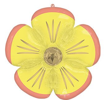 Soulful Blossoms Yellow Daisy Balloon - 3-Pack - Image 1