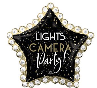 Lights Camera Party Balloon - 3-Pack - Image 1