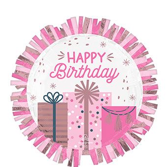 Happy Birthday Fringe Plates - 3-Pack - Image 1