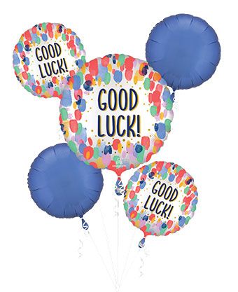 Good Luck Mickey Balloon Bouquet - 5pc - Image 1