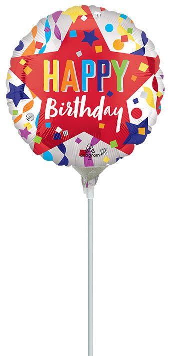 Happy Birthday Balloon - 5-Pack - Image 1