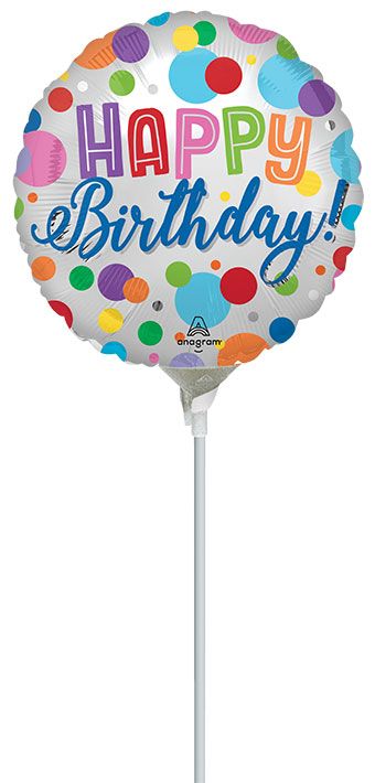 Happy Birthday Balloon - 5-Pack - Image 1