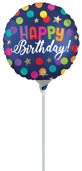Happy Birthday Balloon - 5-Pack - Image 1