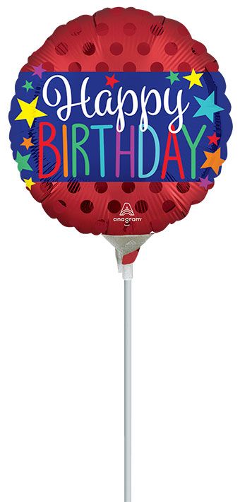 Happy Birthday Balloon - 5-Pack - Image 1