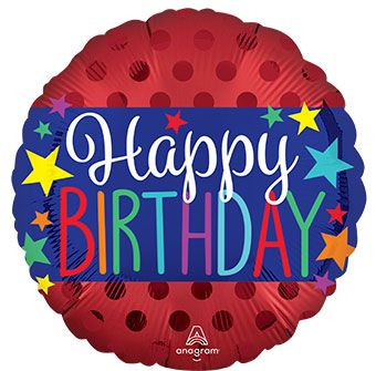 Happy Birthday Balloon - 5-Pack - Image 1