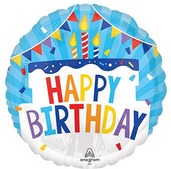 Happy Birthday Balloon - 5-Pack - Image 1