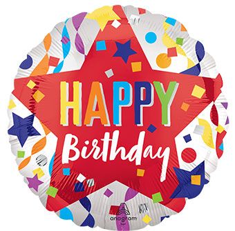 Happy Birthday Balloon - 5-Pack - Image 1