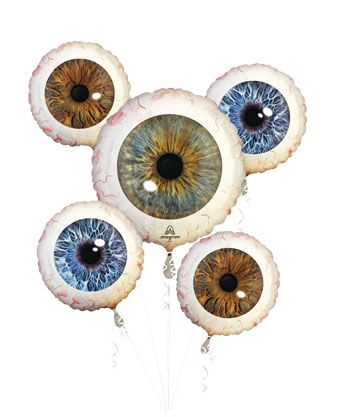 Creepy Eyeball Balloon Bouquet - Halloween Party - Image 1