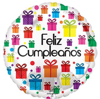 Feliz Cumpleaños Balloon - 5-Pack - Image 1