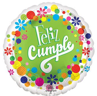 Feliz Cumple Balloons - 5-Pack - Image 1