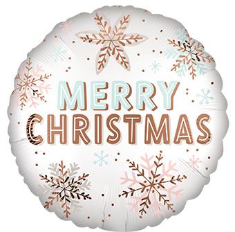 Merry Christmas Balloons - 5-Pack - Image 1