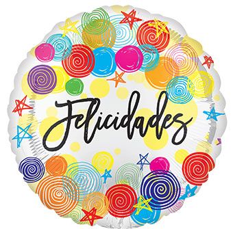 Felicidades Balloons - 5-Pack - Image 1