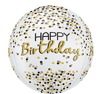 Happy Birthday Balloon - 3-Pack - Image 1