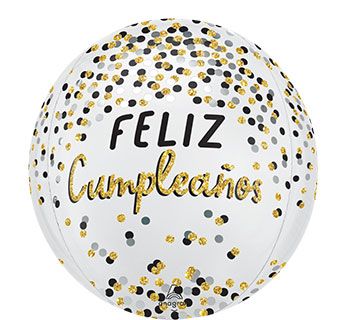 Feliz Cumpleaños Balloon - 3-Pack - Image 1