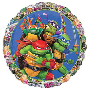 Teenage Mutant Ninja Turtles Balloons - 5-Pack - Image 1