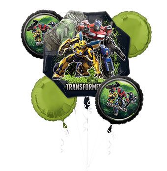 Transformers Balloon Bouquet - 18" Foil Party Decor - Image 1