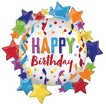 Happy Birthday Balloon - 3-Pack - Image 1