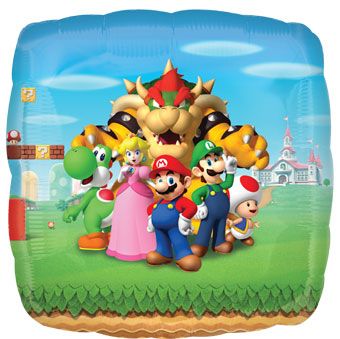 Super Mario Bros. Balloon: Mario, Luigi, Peach, Bowser, Yoshi - Image 1