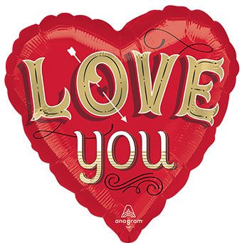 Love You Balloons - 5-Pack - Image 1