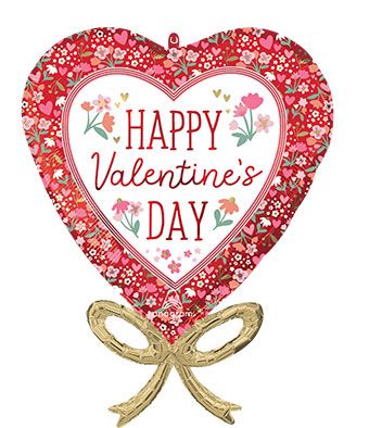 Valentine's Day Heart Balloon - 3-Pack - Image 1