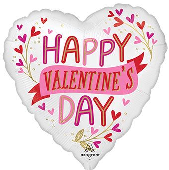 Happy Valentine's Day Balloon - 3-Pack - Image 1