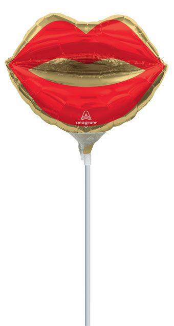 Lips Balloon 5-Pack - Party Supplies - Image 1
