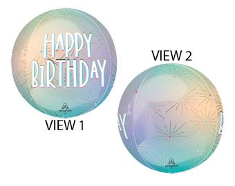 Pastel Dream Birthday Balloons - 3-Pack - Image 1