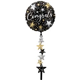 Congrats Foil Balloon 24 Inch - Image 1