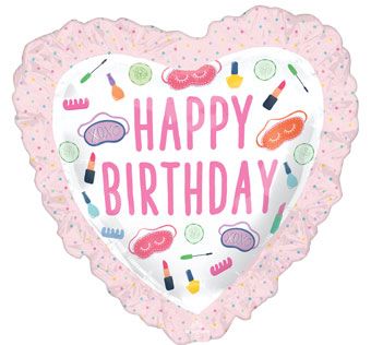 SPA Party Balloon 3-Pack - 18" Foil Birthday Decor - Image 1