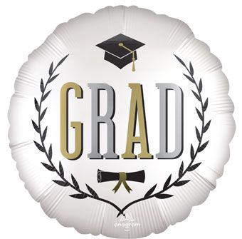 Graduation Balloon 5-Pack - 18 Inch Foil - Image 1