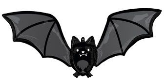 Glow Batty Bat Balloons - 3-Pack - Image 1