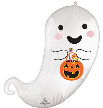 Ghost Balloon - 3-Pack Trick or Treat Halloween - Image 1
