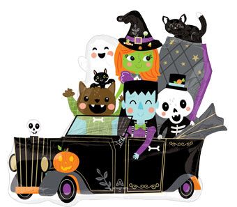 Monster Mingle Balloons - 3-Pack Halloween - Image 1