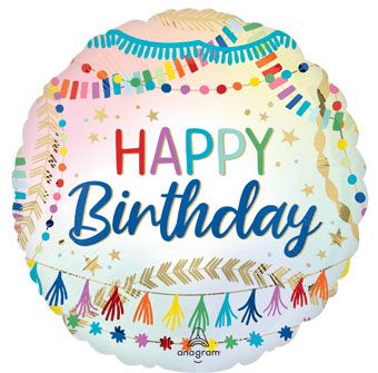 Happy Birthday Balloon - 5-Pack - Image 1