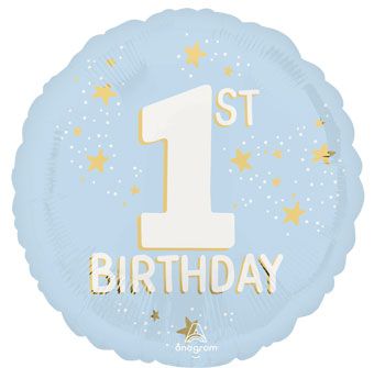 1st Birthday Balloon - 5-Pack - Image 1