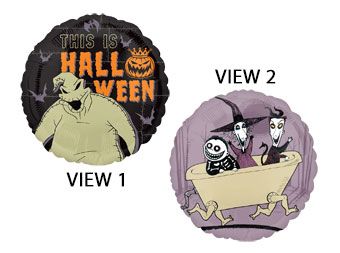 Nightmare Before Christmas Balloons - 5-Pack - Image 1