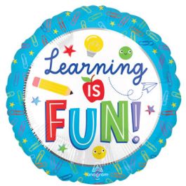 School Learning Foil Balloon 18 Inch - Celebrating Education - Image 1