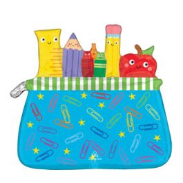 School Theme Foil Balloon 28 Inch - Back to School Decor - Image 1
