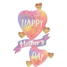 Mother's Day Heart Balloon 49 Inch Foil - 1 Pack - Image 1