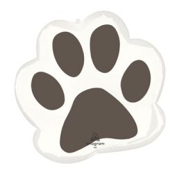 Paw Print Foil Balloon 23 Inch - Paw Prints Party Decor - Image 1