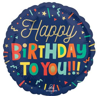 Happy Birthday Balloon - 5-Pack - Image 1