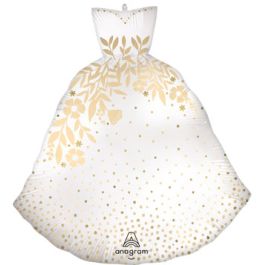 Wedding Dress Foil Balloon 29 Inch - 1 Pack - Image 1