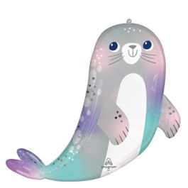Under The Sea Seal Foil Balloon - Large Shape 30 Inch - Image 1