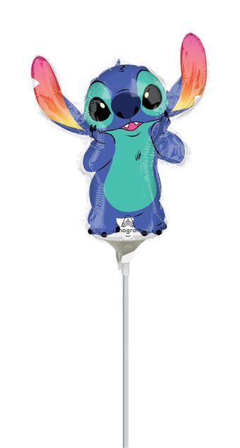Stitch Air Fill Mini Shape Balloon - Lilo & Stitch Party Supplies - Image 1