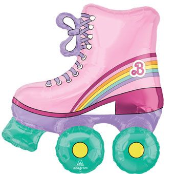 Barbie Roller Skate Balloons - 3-Pack - Image 1